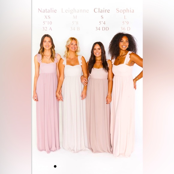 Show Me Your Mumu June Maxi Bridesmaid Dress in Dove Grey Chiffon - Picture 6 of 6